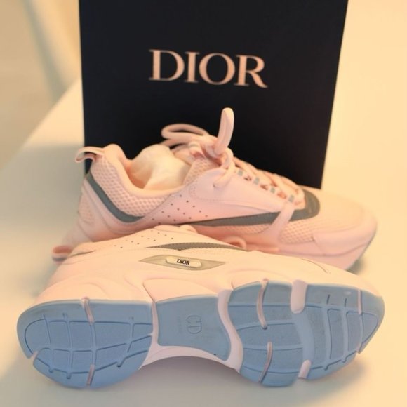 Dior Other - CHRISTIAN DIOR Technical Mesh Calfskin Mens B22 Sneakers Size 44